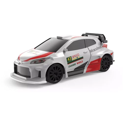 Remote Control Sports Car, 1/43 Scale 2.4G Full Proportional RC Electric Mini Racing Drift Car Model with Lights Kit RTR Version