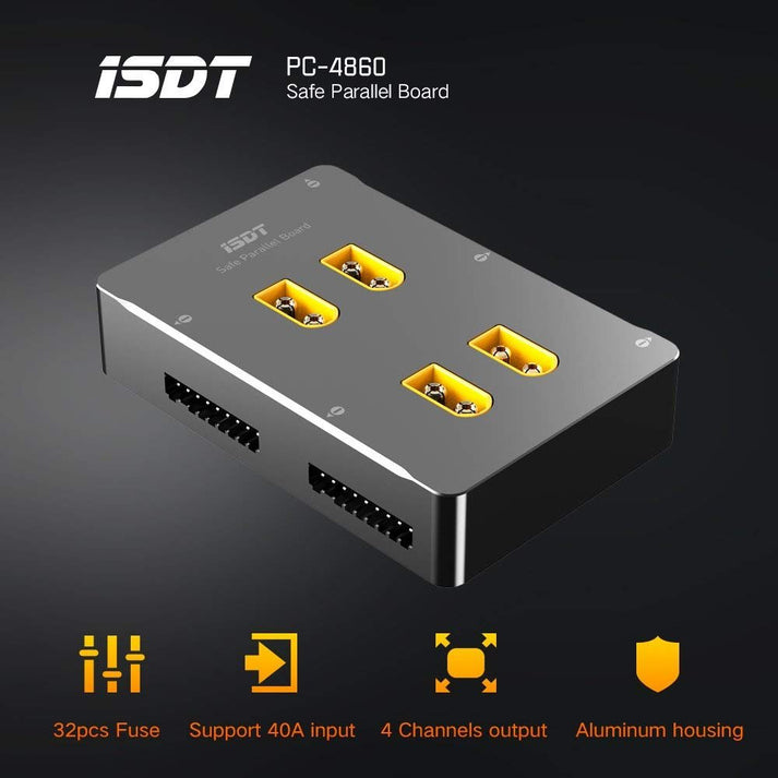 ISDT PC-4860S 8S 40A Safety Parallel Charging Board with XT60