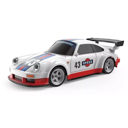 Remote Control Sports Car, 1/43 Scale 2.4G Full Proportional RC Electric Mini Racing Drift Car Model with Lights Kit RTR Version