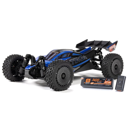 1/14 TYPHON GROM 223S DSC 4X4 RTR Brushless Buggy, Blue (Battery & Charger Included)