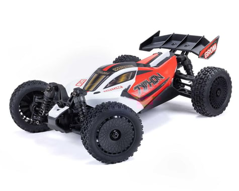 Arrma Typhon Grom MEGA 4WD 380 Brushed 1/14 Buggy RTR (Blue/Silver) w/SLT2 2.4GHz Radio, Battery & Charger
