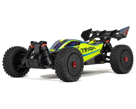 Arrma Typhon 223S 1/8 BLX Brushless RTR 4WD Buggy (Yellow) w/SLT3 2.4GHz Radio & DSC