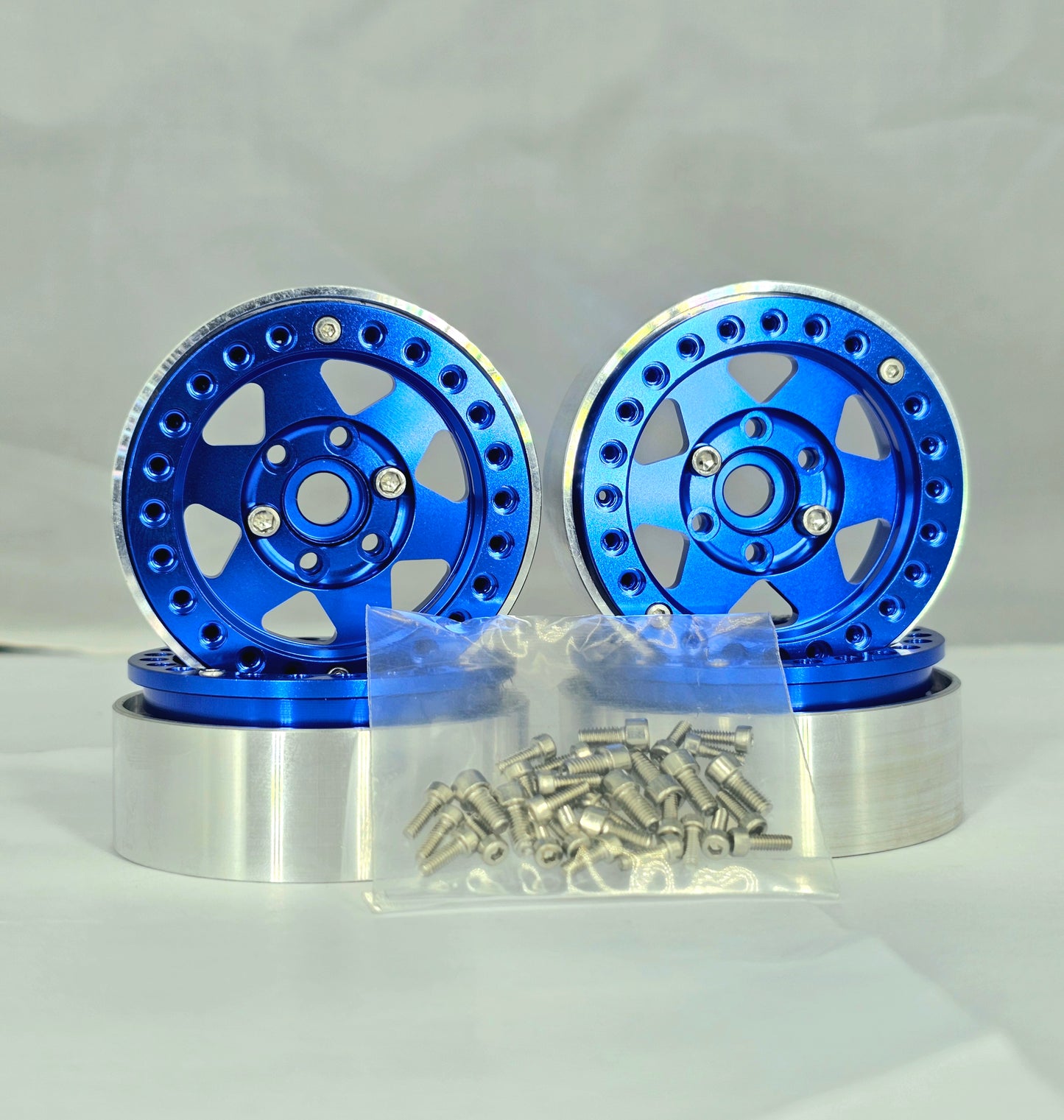1.9 inch wheel rim for 1/10 Scale RC Car Blue