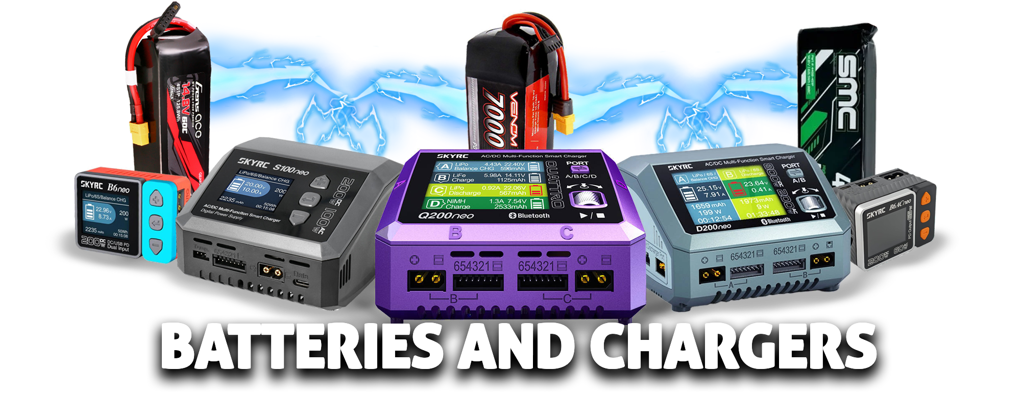 Batteries & Chargers banner