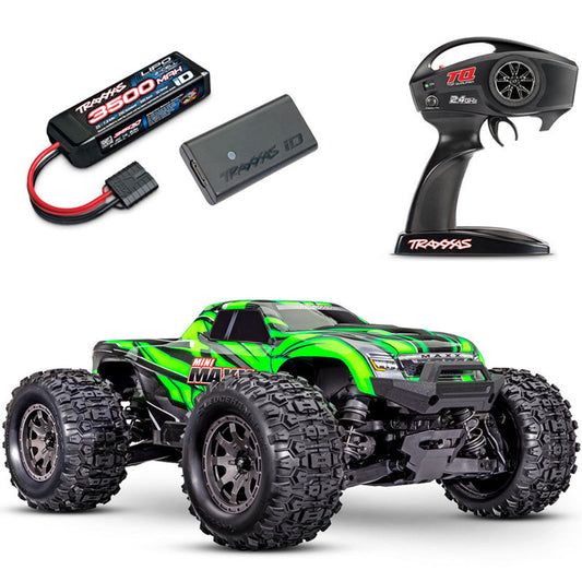 Traxxas Mini Maxx 4WD Brushless RTR RC Monster Truck w/ID Lipo Battery & USB-C Charger