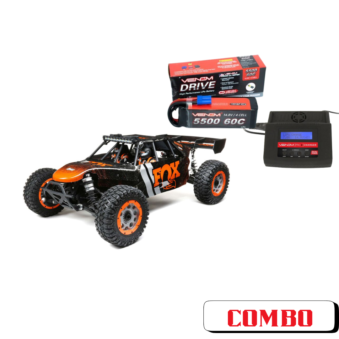 1/5 DBXL-E 2.0 V2 Fox 8S 4X4 RTR Brushless Desert Buggy COMBO