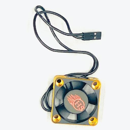Aluminium Cooling Fan, Gold, 30x30x10 cm