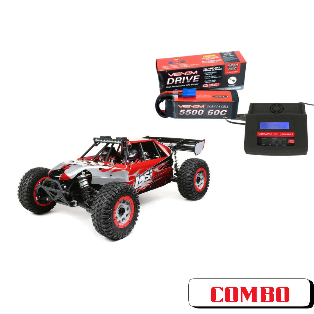 1/5 DBXL-E 2.0 V2 Fox 8S 4X4 RTR Brushless Desert Buggy COMBO