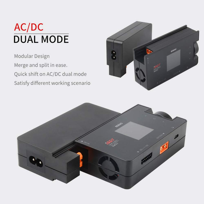 ISDT 608AC 200W AC/DC Smart Balance Battery Charger