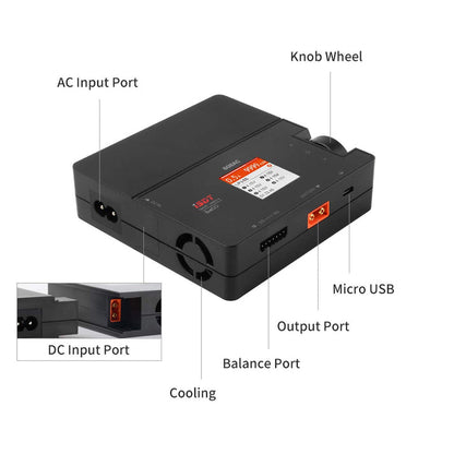 ISDT 608AC 200W AC/DC Smart Balance Battery Charger