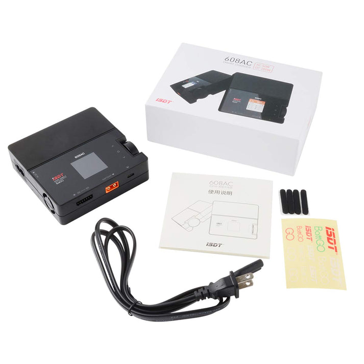 ISDT 608AC 200W AC/DC Smart Balance Battery Charger