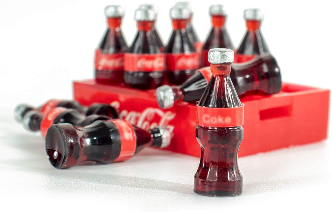 RC Car 1/10 Mini Coca Cola Bottle and Tray Model Toys