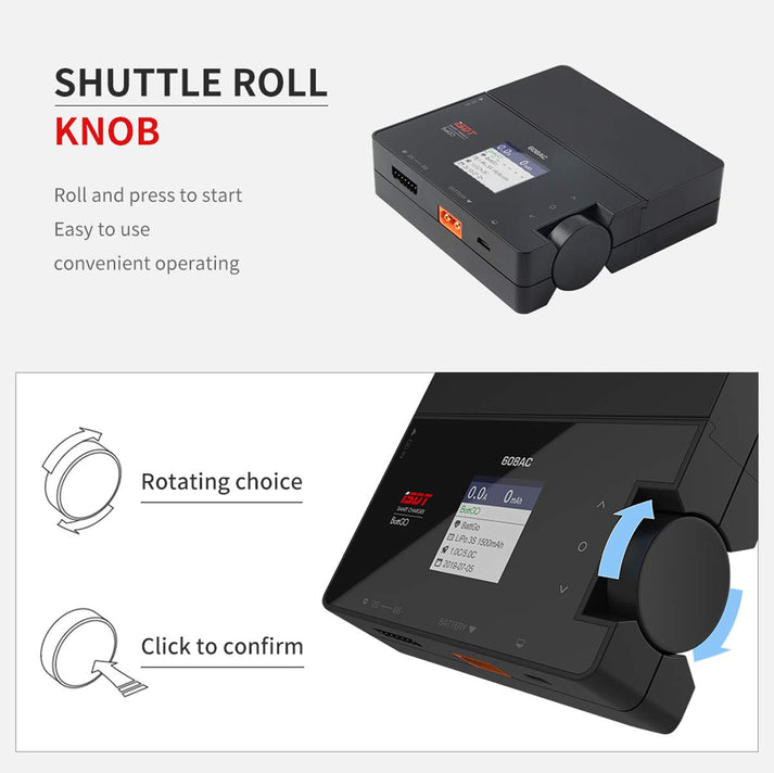ISDT 608AC 200W AC/DC Smart Balance Battery Charger