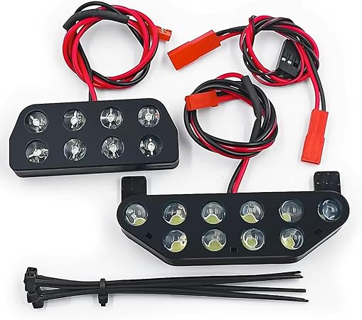 Front and Rear Spotlight Headlight Taillight for 1/5 Scale