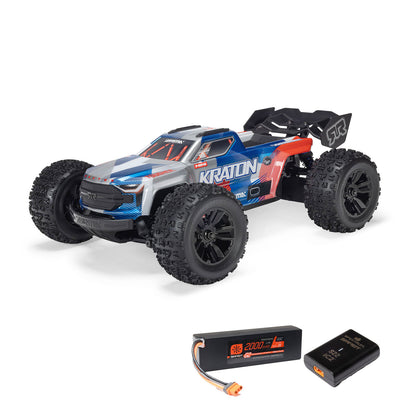 ARRMA 1/16 MINI KRATON 3S DSC 4X4 RTR Brushless Speed Monster Truck with Battery & Charger Included (ARA2508ST1)