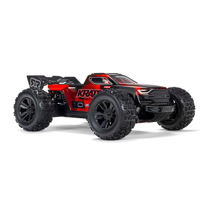 ARRMA 1/16 MINI KRATON 3S DSC 4X4 RTR Brushless Speed Monster Truck Black/Red (ARA2508T1)
