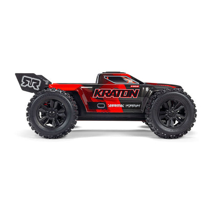 ARRMA 1/16 MINI KRATON 3S DSC 4X4 RTR Brushless Speed Monster Truck Black/Red (ARA2508T1)