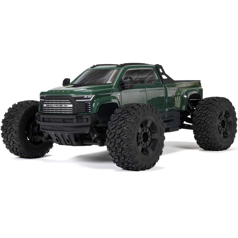 ARRMA 1/10 BIG ROCK 223S DSC 4X4 RTR Brushless Monster Truck Black (ARA4312V4)