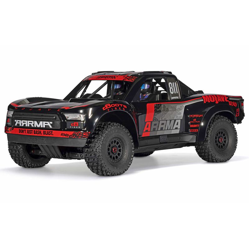 ARRMA 1/7 MOJAVE 6S EXB 4X4 RTR Brushless Desert Truck, Black – ARA7704V3T1
