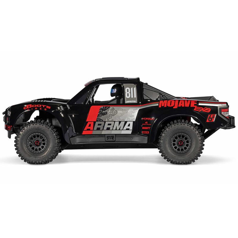 ARRMA 1/7 MOJAVE 6S EXB 4X4 RTR Brushless Desert Truck, Black – ARA7704V3T1