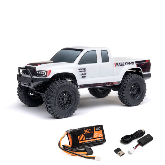 1/24 SCX24 Base Camp 4X4 RTR Brushed Rock Crawler