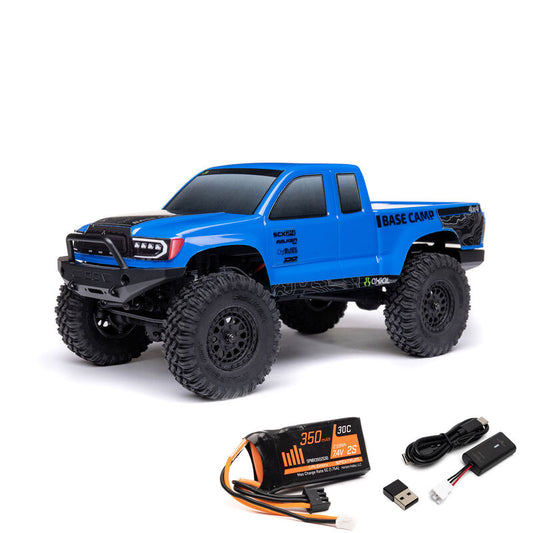 1/24 SCX24 Base Camp 4X4 RTR Brushed Rock Crawler