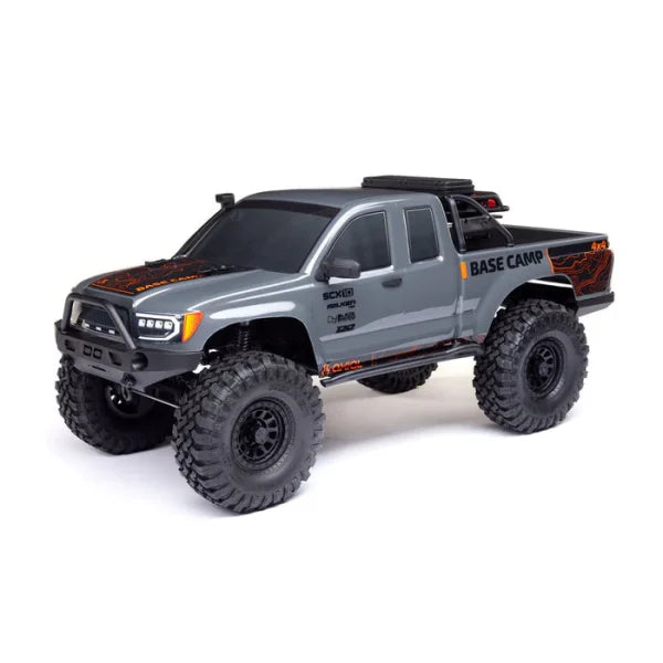 Axial 1/10 SCX10 III Base Camp 4X4 Rock Crawler Brushed RTR – Grey