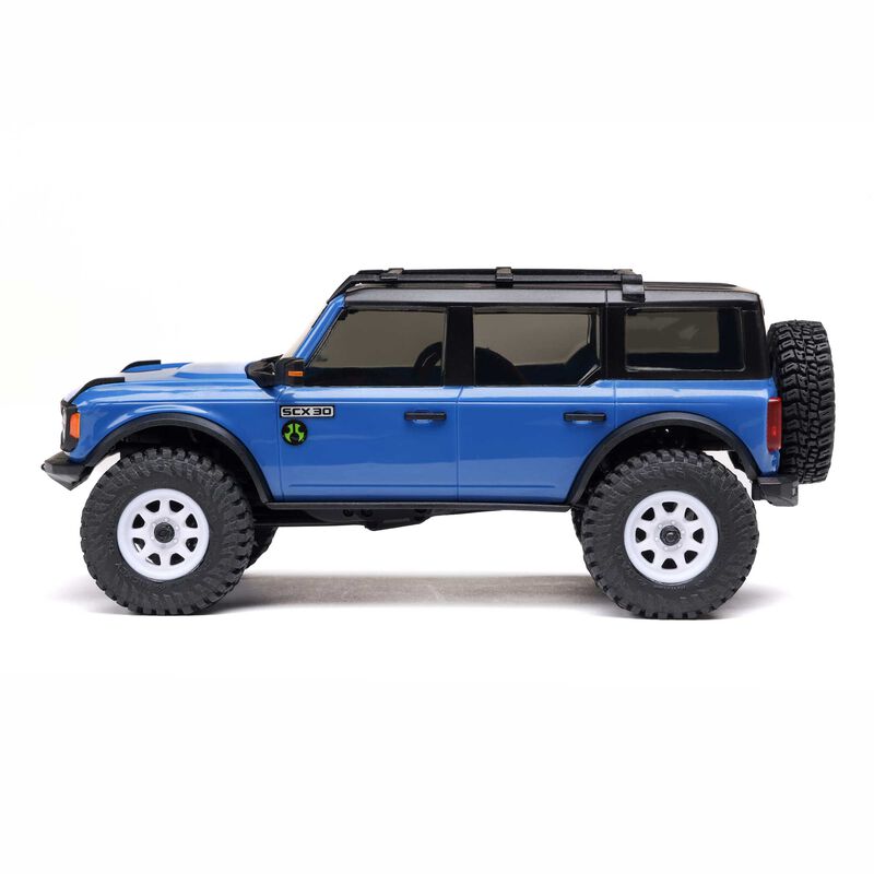 Axial SCX30 Ford Bronco 1/30 Scale 4X4 Brushed RTR RC Rock Crawler – AXI-2048