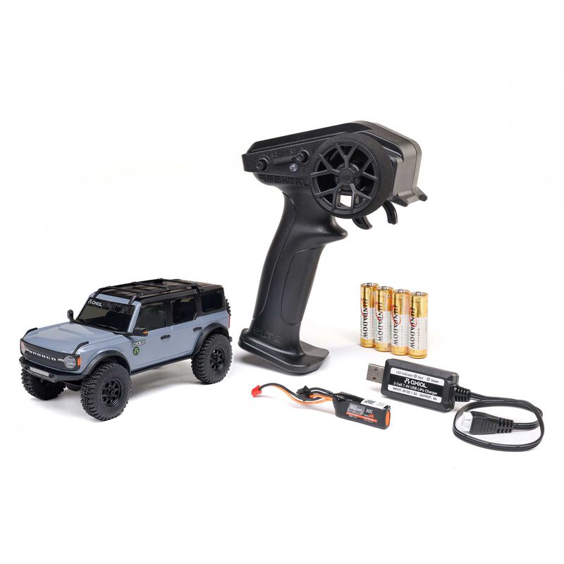 Axial SCX30 Ford Bronco 1/30 Scale 4X4 Brushed RTR RC Rock Crawler – AXI-2048