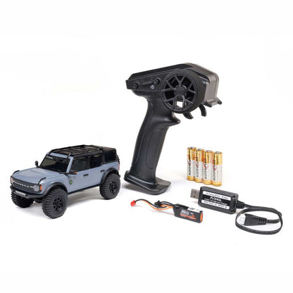 Axial SCX30 Ford Bronco 1/30 Scale 4X4 Brushed RTR RC Rock Crawler – AXI-2048