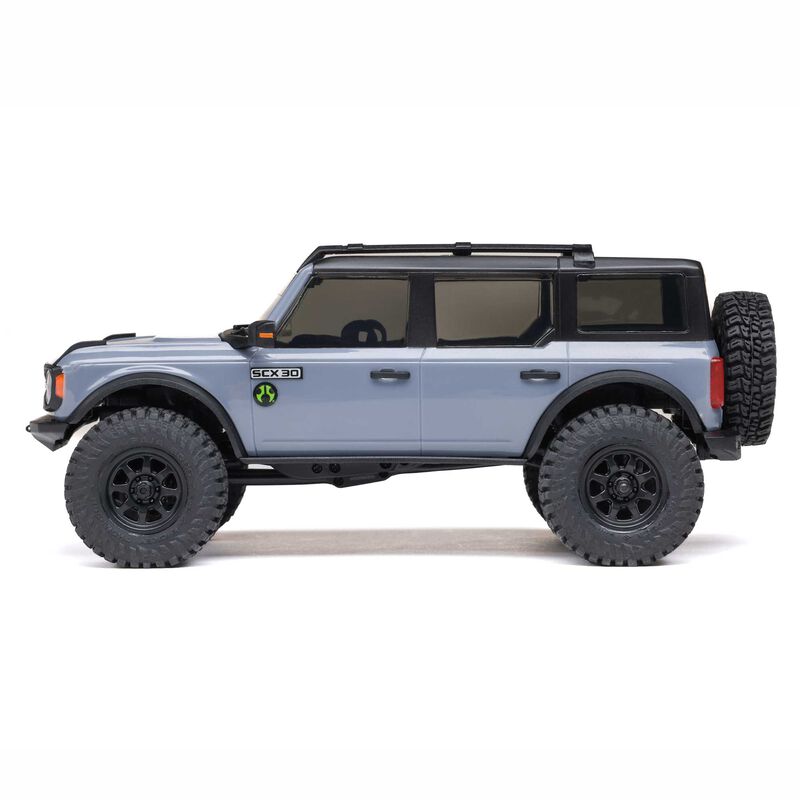 Axial SCX30 Ford Bronco 1/30 Scale 4X4 Brushed RTR RC Rock Crawler – AXI-2048