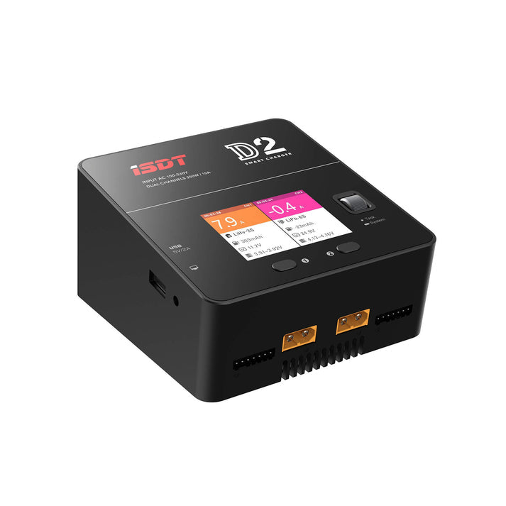 ISDT D2 Mark2 Dual-Channel 200W AC Smart Balance Battery Charger