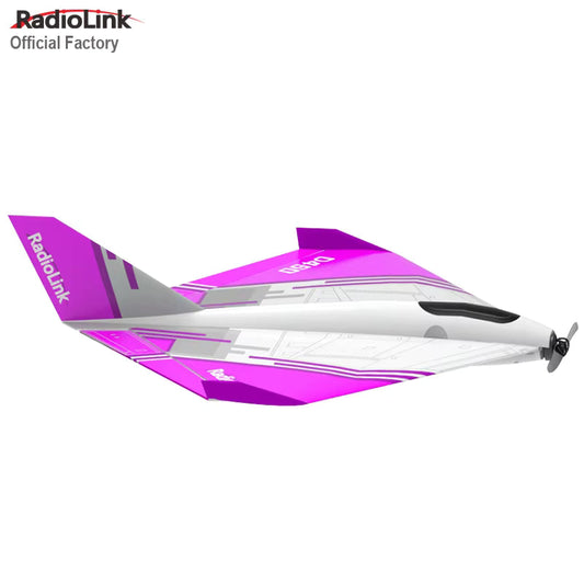 Radiolink D460 Ready to Fly (RTF) RC Airplane with Byme-DB Gyro FC, 3 Flight Modes, Brushless Motor 15A ESC Plane, T8S Transmitter & R8XM Voltage Telemetry RX for Beginner or Experienced (Purple)