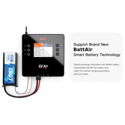 ISDT K2 Air Dual-Channel AC/DC Smart Battery Charger 200W AC / 1000W DC