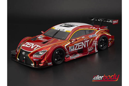 Killerbody 1/10 Zent Cerumo Lexus RC F Unpainted Body Shell - Clear
