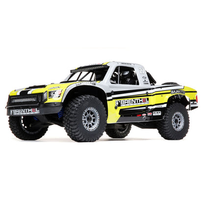 شاحنة صحراوية Super Baja Rey Brenthel 8S 4X4 RTR بدون فرشاة، طراز 1/6، لون أصفر