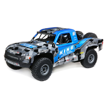 شاحنة صحراوية Super Baja Rey Brenthel 8S 4X4 RTR بدون فرشاة، طراز 1/6، لون أصفر