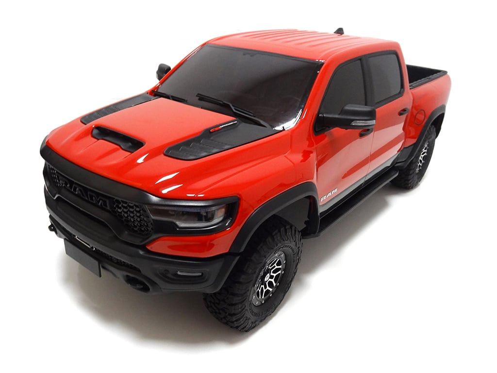 RAM1500 red , traction hobby , primal rc, crawler, trail truck, cars and trucks