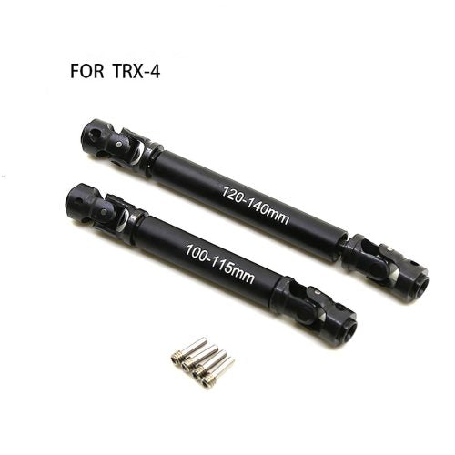 2Pcs Metal CVD Transmission Shaft Drive Shaft for 1/10 RC Rock Crawler 324MM