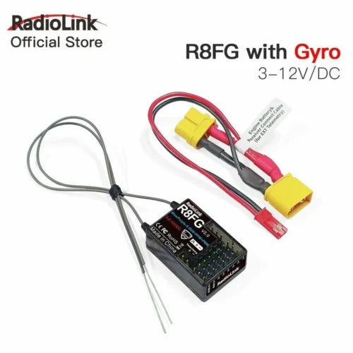 Radiolink R8FG 8CH 2.4G with Gyro Receiver 3~12V/DC