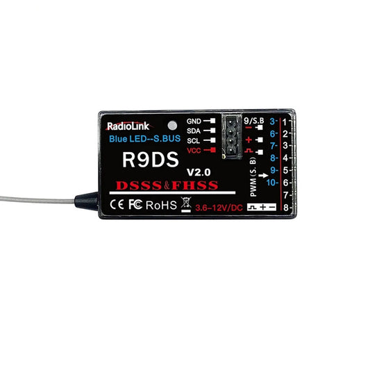 Radiolink R9DS 10 CH 2.4GHz RC Receiver SBUS/PWM Long Range Control For S-BUS