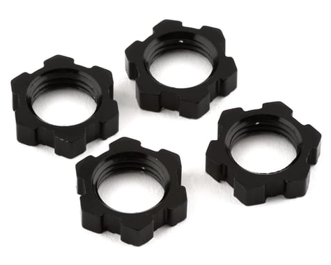 Traxxas Sledge/X-Maxx/E-Revo VXL 17mm Splined Wheel Nut (Black) (4)