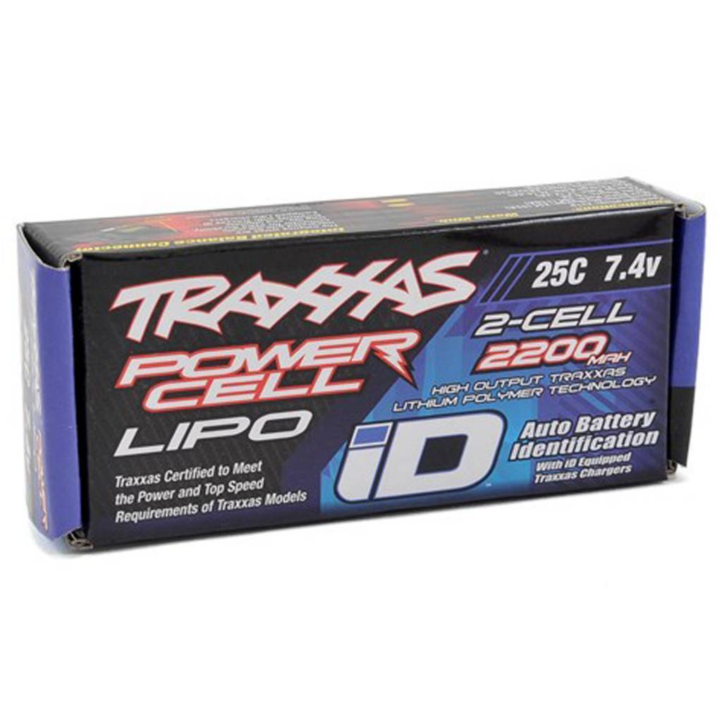 Traxxas 2820X 2200mAh 7.4V 2S 25C LiPo Battery with iD Connector