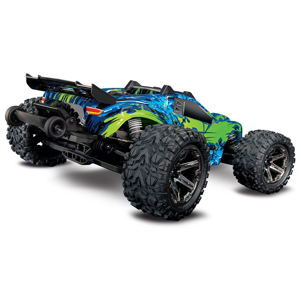 Traxxas Rustler 4X4 VXL Brushless RTR 1/10 4WD Stadium Truck (Green ...