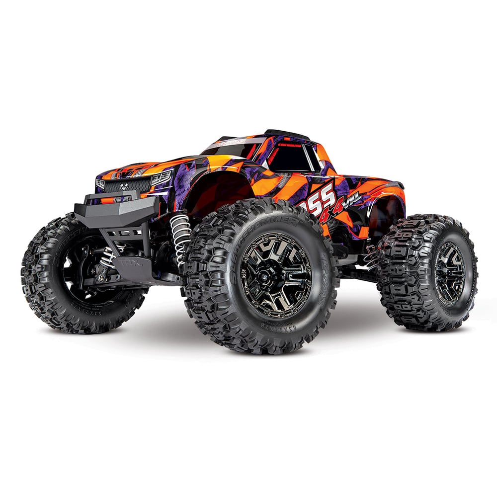 Traxxas Hoss 4X4 VXL 3S 4WD Brushless RTR Monster Truck (orange) w/TQi ...