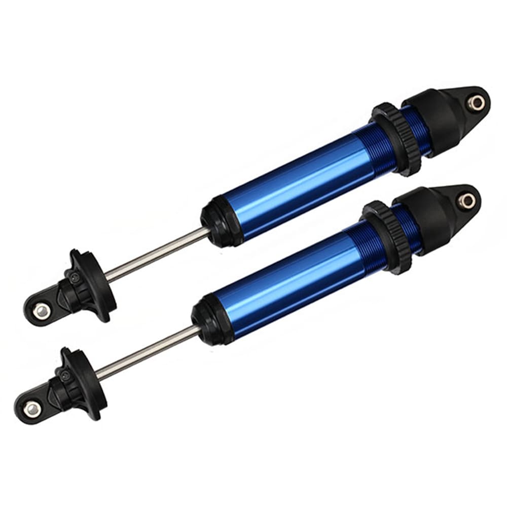 Traxxas Shocks, GTX, aluminum (blue-anodized) (fully assembled w/o ...