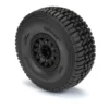 1/7 Mirage TT BELTED F/R Tires MTD 17mm Blk Raid (2): Mojave 6S, UDR