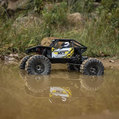 1/18 UTB18 Capra 4WS 4X4 RTR Brushed Rock Crawler Yellow,AXI-1750T2