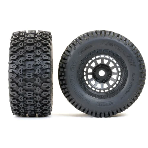 MTD1026 Geoform All-Terrain Belted 1/8th Monster Truck Tires on Array 17mm Hex Wheels (2pcs, Pre-glued)