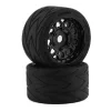 MTD1401 Velociter Belted 1/7TH  54/100mm On-Road Tire on Hive 17mm 2.9” Hex wheels, Rear (2pcs glued)